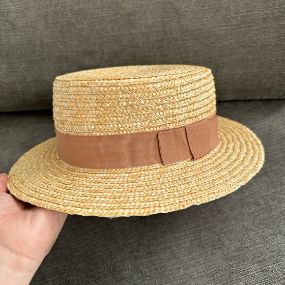 NWOT ZARA STRAW HAT - Picture 1 of 3